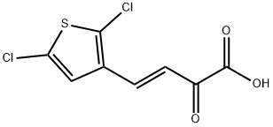 (E)-4-(2,5-Dichlorothiophen-3-yl)-2-oxobut-3-enoic acid Structural