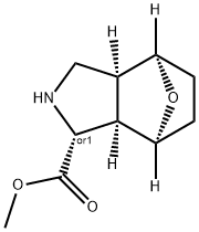 rel-Methyl (1R,3aS,4R,7S,7aR)-octahydro-1H-4,7-epoxyisoindole-1-carboxylate Structural