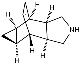 rel-(3aR,4R,4aR,5aS,6S,6aS)-1,2,3,3a,4,4a,5,5a,6,6a-decahydro-4,6-ethenocyclopropa[f]isoindole Structural