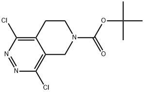 tert-Butyl 1-chloro-4-iodo-7,8-dihydropyrido[3,4-d]pyridazine-6(5H)-carboxylate Structural