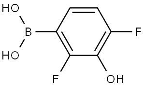 Boronic acid, B-(2,4-difluoro-3-hydroxyphenyl)- Structural