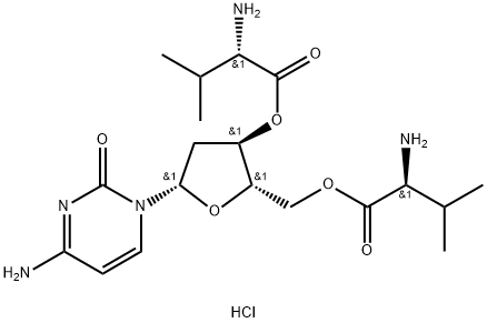 di-Val-L-dC Trihydrochloride Structural