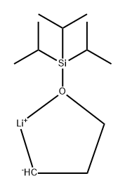 lithium:tri(propan-2-yl)-propoxysilane Structural