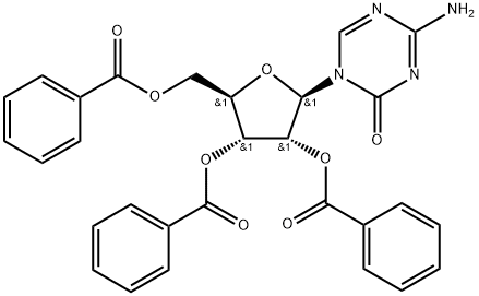 4-Amino-1-(2-O,3-O,5-O-tribenzoyl-β-D-ribofuranosyl)-1,3,5-triazin-2(1H)-one Structural