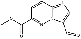 Methyl 3-formylimidazo[1,2-b]pyridazine-6-carboxylate Structural