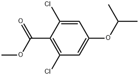 Methyl 2,6-dichloro-4-isopropoxybenzoate Structural