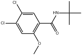 N-(tert-butyl)-4,5-dichloro-2-methoxybenzamide Structural
