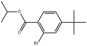 isopropyl 2-bromo-4-(tert-butyl)benzoate Structural