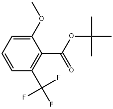 tert-butyl 2-methoxy-6-(trifluoromethyl)benzoate Structural