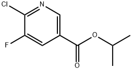 isopropyl 6-chloro-5-fluoronicotinate Structural