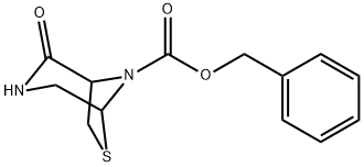 Benzyl 2-oxo-6-thia-3,8-diazabicyclo[3.2.1]octane-8-carboxylate Structural