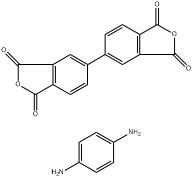 POLY(3,3',4,4'-BIPHENYLTETRACARBOXYLIC DIANHYDRIDE-CO-1,4-PHENYLENEDIAMINE),AMIC ACID Structural