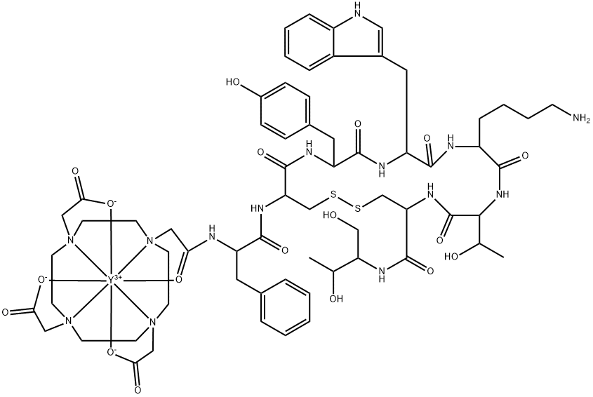 Y-DOTA-TOC Structural
