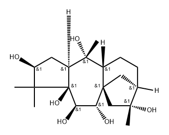 Grayanotoxane-3β,5,6β,7α,10,16-hexol Structural