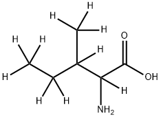 Isoleucine-d10 (mixture of diastereomers) Structural