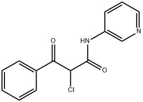 Benzenepropanamide, α-chloro-β-oxo-N-3-pyridinyl- Structural