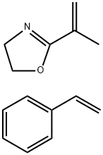 Oxazole, 4,5-dihydro-2-(1-methylethenyl)-, polymer with ethenylbenzene Structural