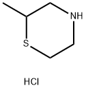 Thiomorpholine, 2-methyl-, hydrochloride (1:1) Structural