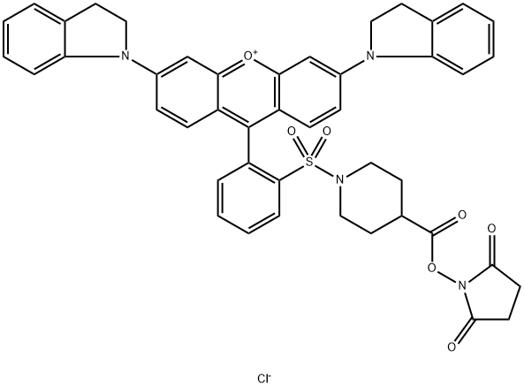 QSY 21 CARBOXYLIC ACID,
SUCCINIMIDYL ESTER Structural