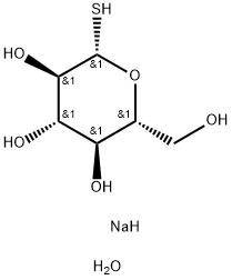 1-THIO-BETA-D-GLUCOSE  SODIUM SALT HYDR& Structural