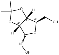 D-Ribonimidic acid, N-hydroxy-2,3-O-(1-methylethylidene)-, γ-lactone (9CI) Structural