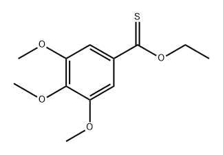 O-Ethyl 3,4,5-trimethoxybenzothioate Structural