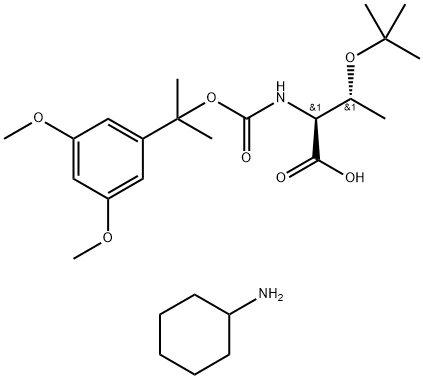 Ddz-Thr(tBu)-OH cha Structural