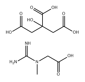 Glycine, N-(aminoiminomethyl)-N-methyl-, 2-hydroxy-1,2,3-propanetricarboxylate (3:1) Structural