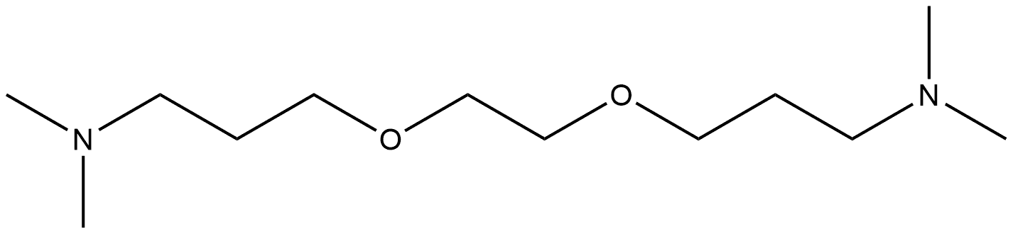 Propylamine, 3,3'-(ethylenedioxy)bis[N,N-dimethyl- (6CI,7CI,8CI) Structural