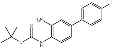 tert-butyl (3-amino-4'-fluoro-[1,1'-biphenyl]-4-yl)carbamate Structural