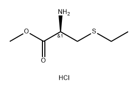 L-Cysteine, S-ethyl-, methyl ester, hydrochloride (1:1) Structural
