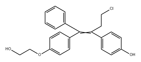 Rac-4-Hydroxy Ospemifene(M2) Structural
