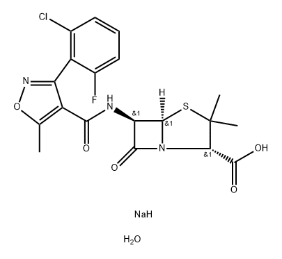 Floxacillinsodium Structural