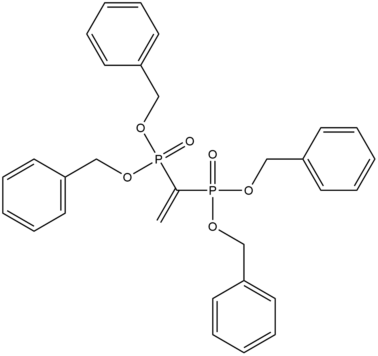 tetrabenzyl ethylidene 1,1-bisphosphonate Structural