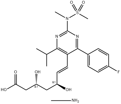 Rosuvastatin MethanaMine Salt Structural