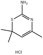 hydron 4,6,6-trimethyl-1,3-thiazin-2-amine chloride Structural
