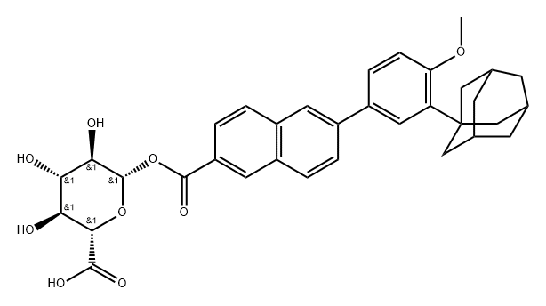 Adapalene Glucuronide Structural