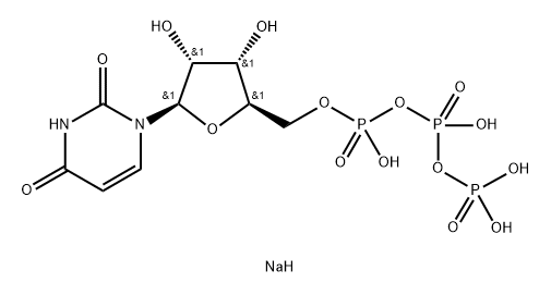 Uridine 5'-(tetrahydrogen triphosphate), sodium salt (1:2) Structural