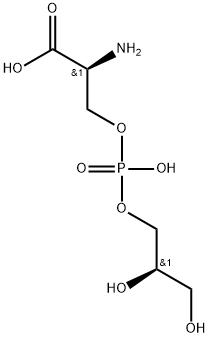 L-Serine, O-[[(2R)-2,3-dihydroxypropoxy]hydroxyphosphinyl]- Structural