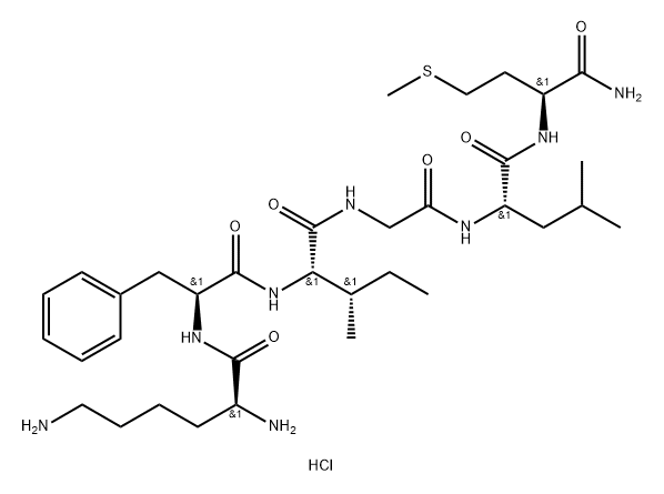 ELEDOISIN-RELATED PEPTIDE DIHYDRO-*CHLOR IDE Structural