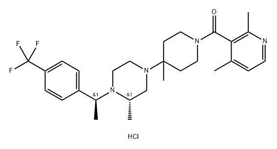 SCH 350581 dihydrochloride Structural