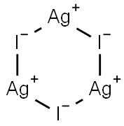 Silver, tri-μ-iodotri-, cyclo Structural
