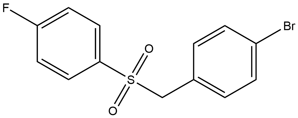 Sulfone, p-bromobenzyl p-fluorophenyl (6CI,8CI) Structural