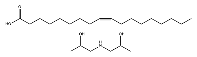 oleic acid, compound with 1,1'-iminodi(propan-2-ol) (1:1) Structural