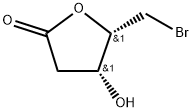 D-threo-Pentonic acid, 5-bromo-2,5-dideoxy-, γ-lactone Structural