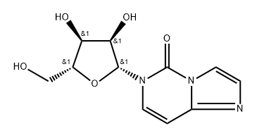 Imidazo[1,2-c]pyrimidin-5(6H)-one, 6-β-D-ribofuranosyl- Structural