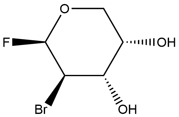 Arabinopyranosyl fluoride, 2-bromo-2-deoxy-, β-L- (8CI) Structural