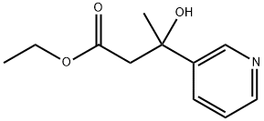 ethyl 3-hydroxy-3-(pyridin-3-yl)butanoate Structural