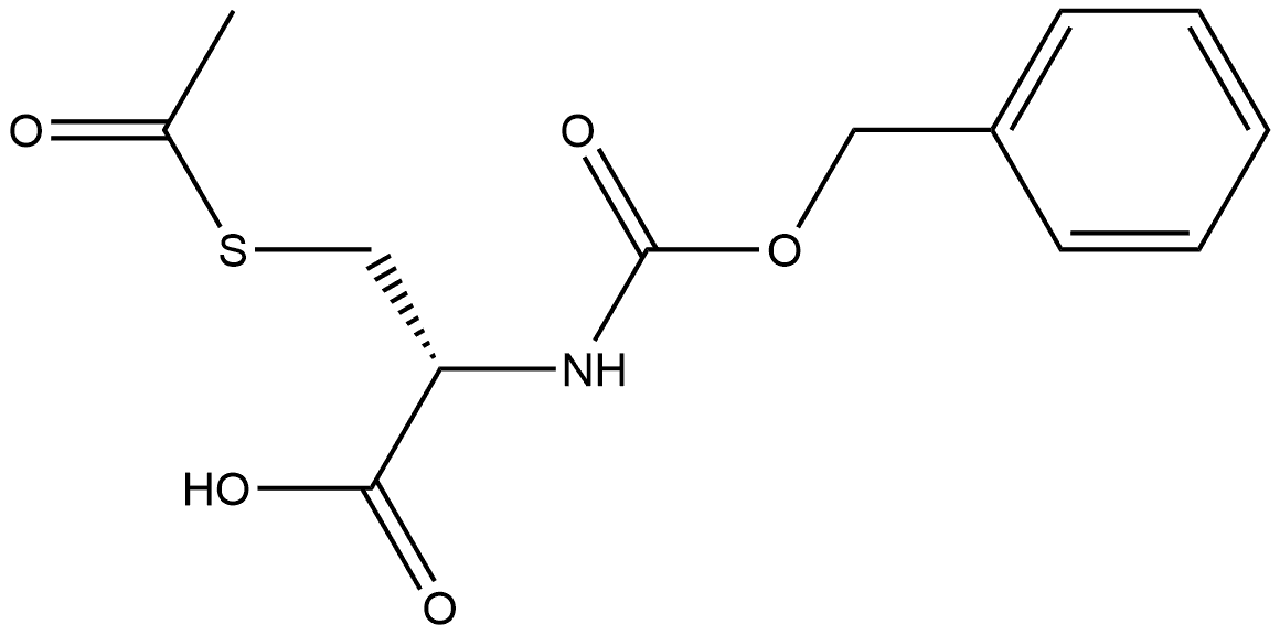 L-Cysteine, N-[(phenylmethoxy)carbonyl]-, acetate (ester) (9CI) Structural