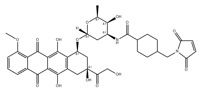 Doxorubicin-SMCC Structural